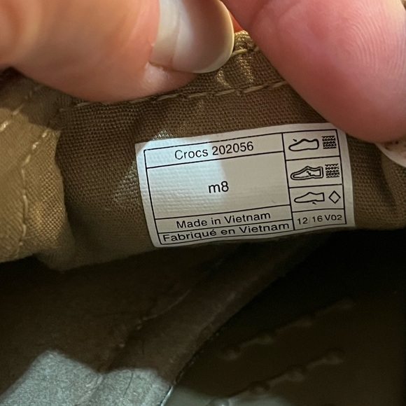 Mens croc canvas boat shoes - Picture 5 of 10